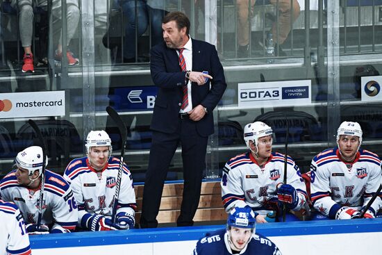Ice hockey. KHL. Dynamo Moscow vs. SKA
