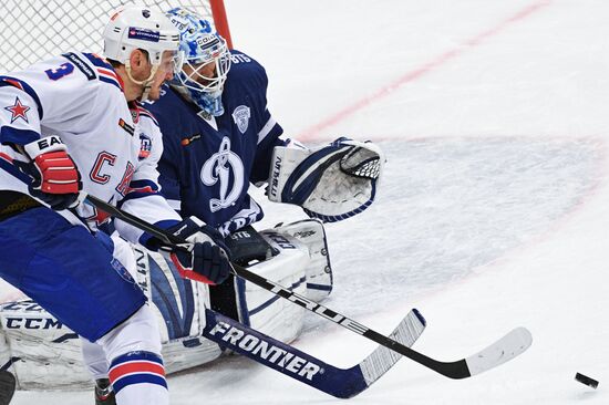 Kontinental Hockey League. Dynamo Moscow vs. SKA