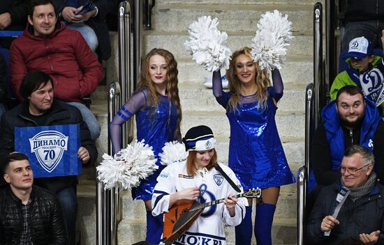 Kontinental Hockey League. Dynamo Moscow vs. SKA