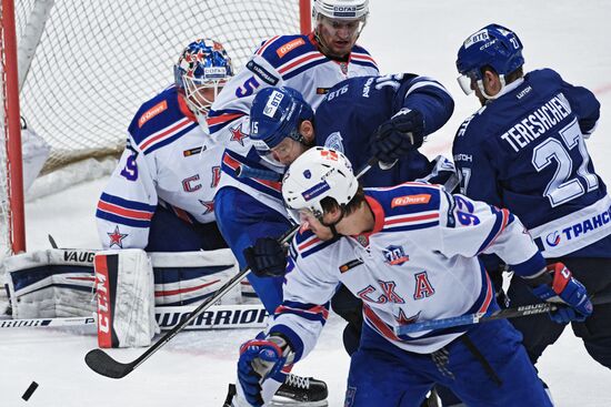 Kontinental Hockey League. Dynamo Moscow vs. SKA