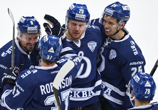Kontinental Hockey League. Dynamo Moscow vs. SKA