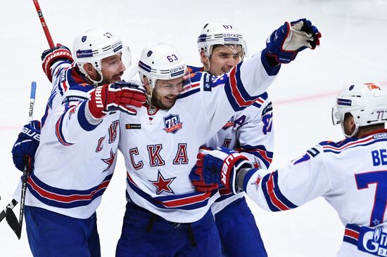 Kontinental Hockey League. Dynamo Moscow vs. SKA