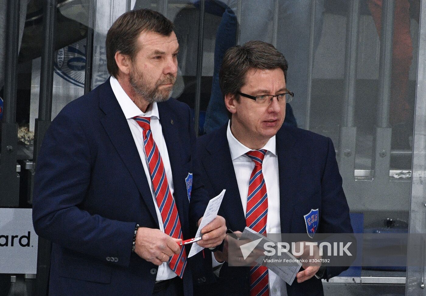 Kontinental Hockey League. Dynamo Moscow vs. SKA