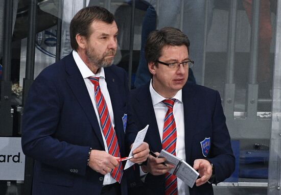 Kontinental Hockey League. Dynamo Moscow vs. SKA