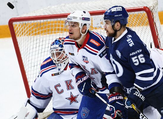 Kontinental Hockey League. Dynamo Moscow vs. SKA