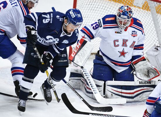Kontinental Hockey League. Dynamo Moscow vs. SKA