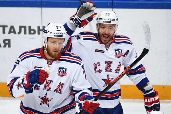 Kontinental Hockey League. Dynamo Moscow vs. SKA