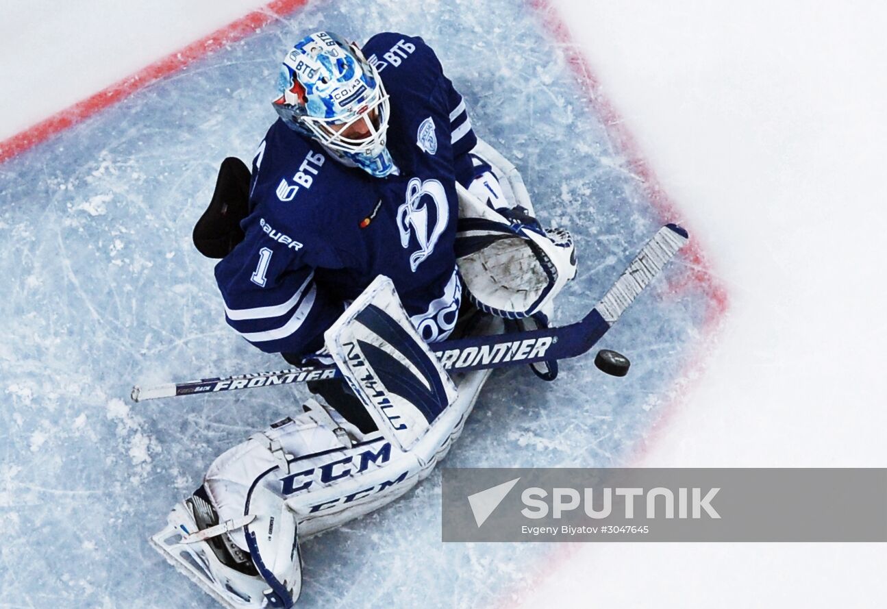 Kontinental Hockey League. Dynamo Moscow vs. SKA