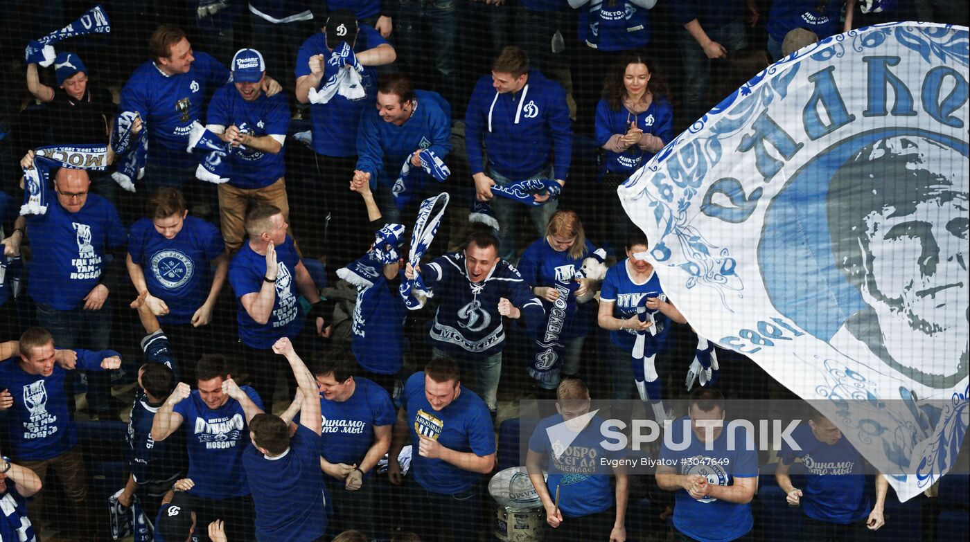 Kontinental Hockey League. Dynamo Moscow vs. SKA