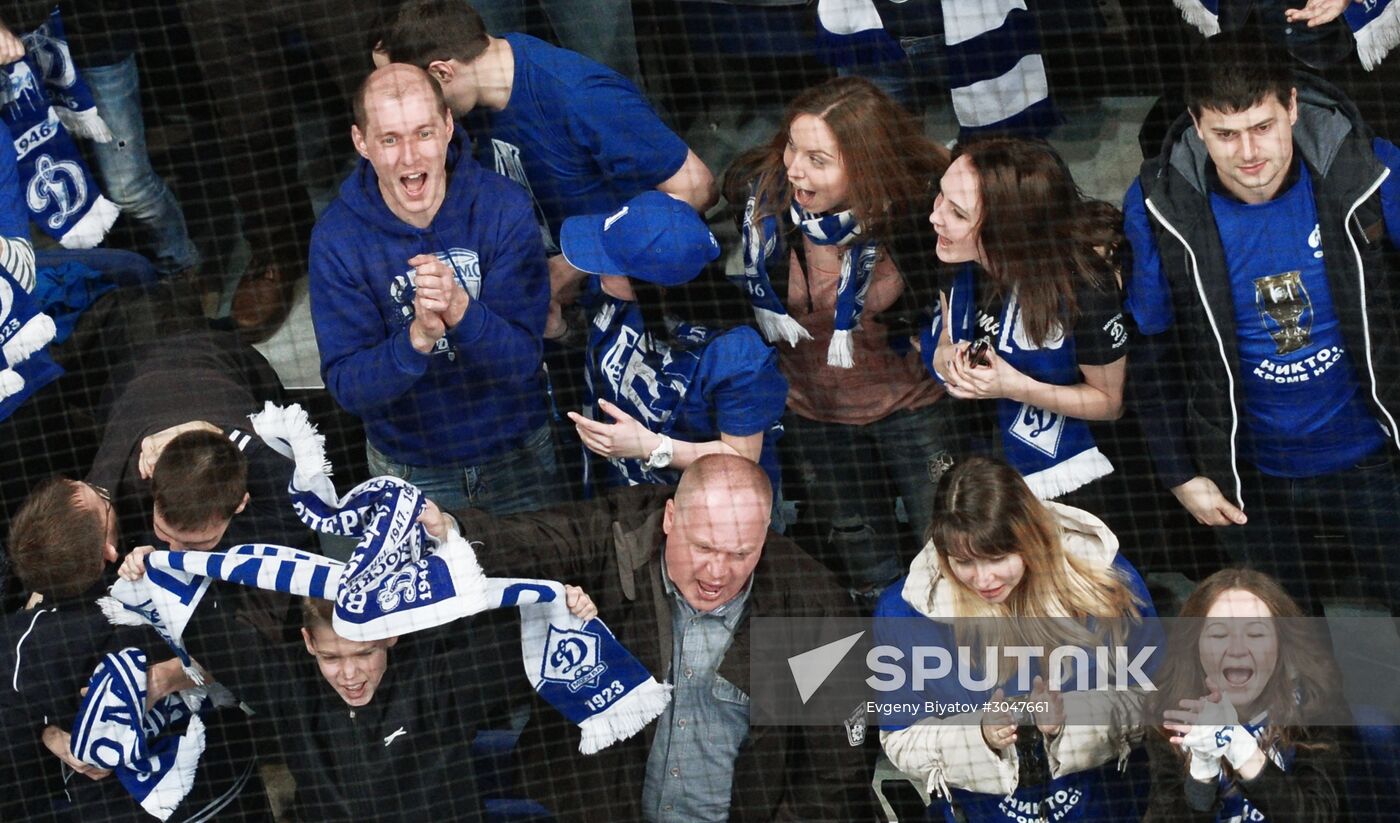 Kontinental Hockey League. Dynamo Moscow vs. SKA