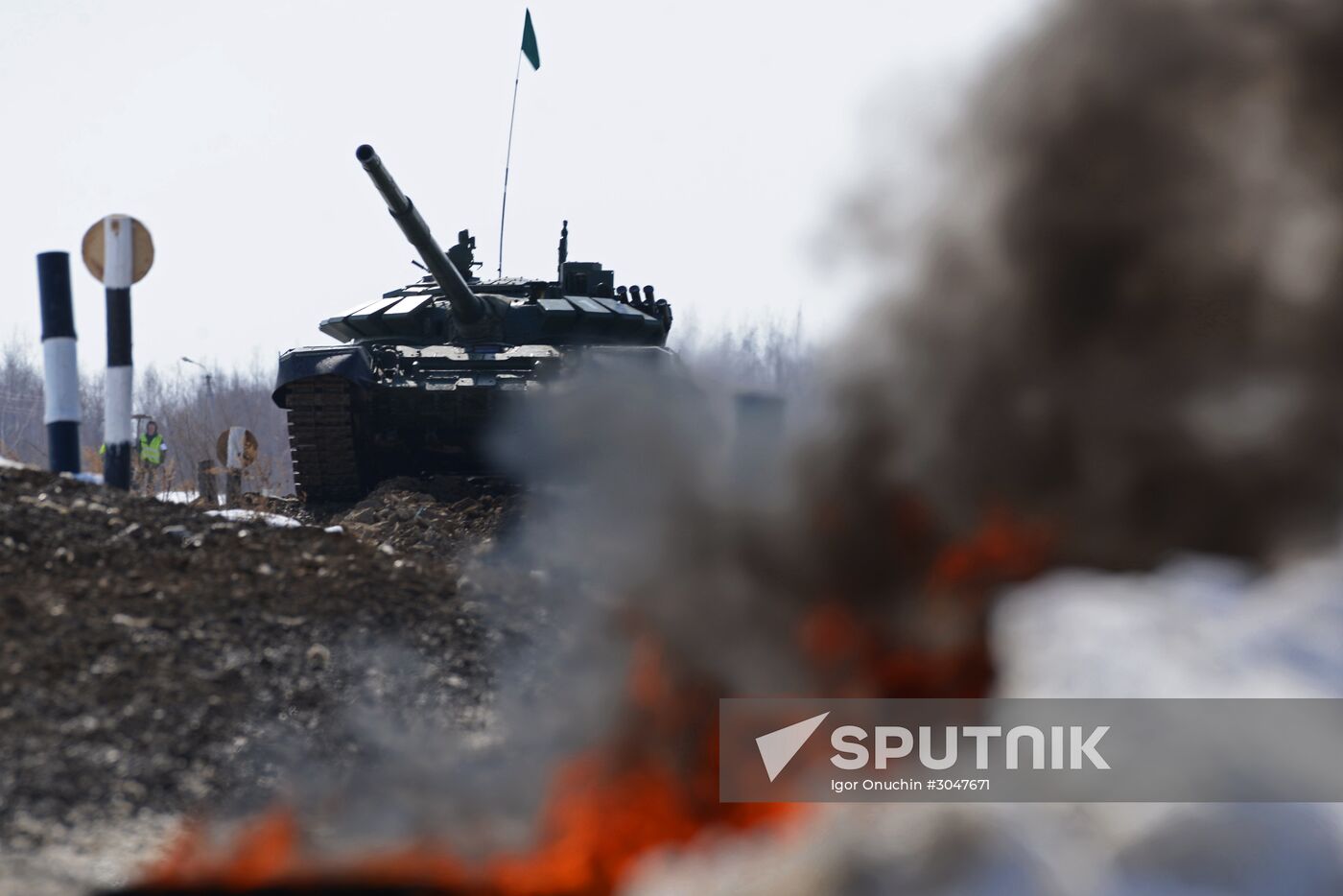 Regional stage of 2017 Tank Biathlon in Khabarovsk