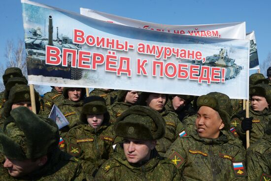 Regional stage of 2017 Tank Biathlon in Khabarovsk