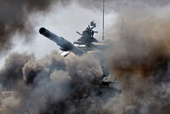 Regional stage of 2017 Tank Biathlon in Khabarovsk