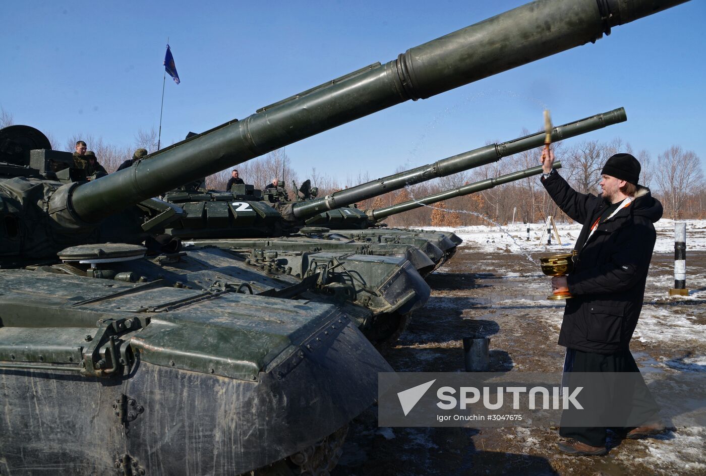 Regional stage of 2017 Tank Biathlon in Khabarovsk