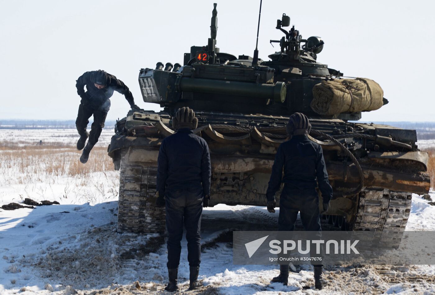 Regional stage of 2017 Tank Biathlon in Khabarovsk