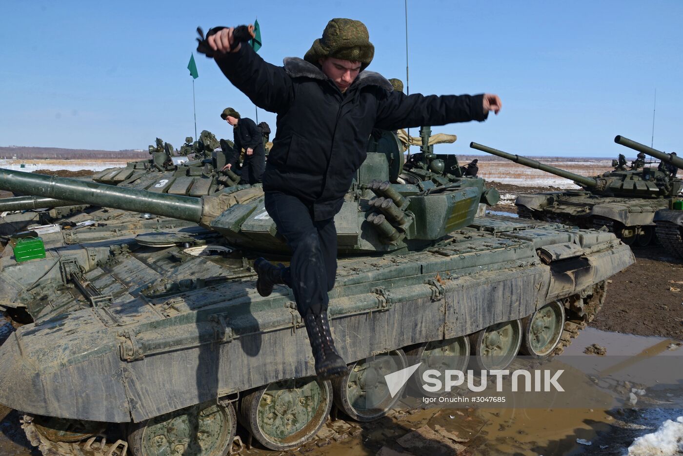 Regional stage of 2017 Tank Biathlon in Khabarovsk