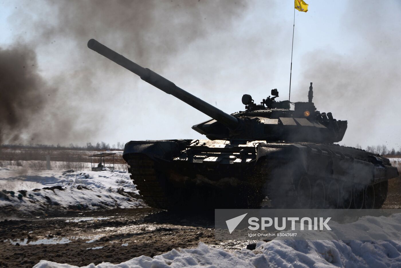 Regional stage of 2017 Tank Biathlon in Khabarovsk