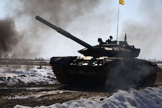 Regional stage of 2017 Tank Biathlon in Khabarovsk
