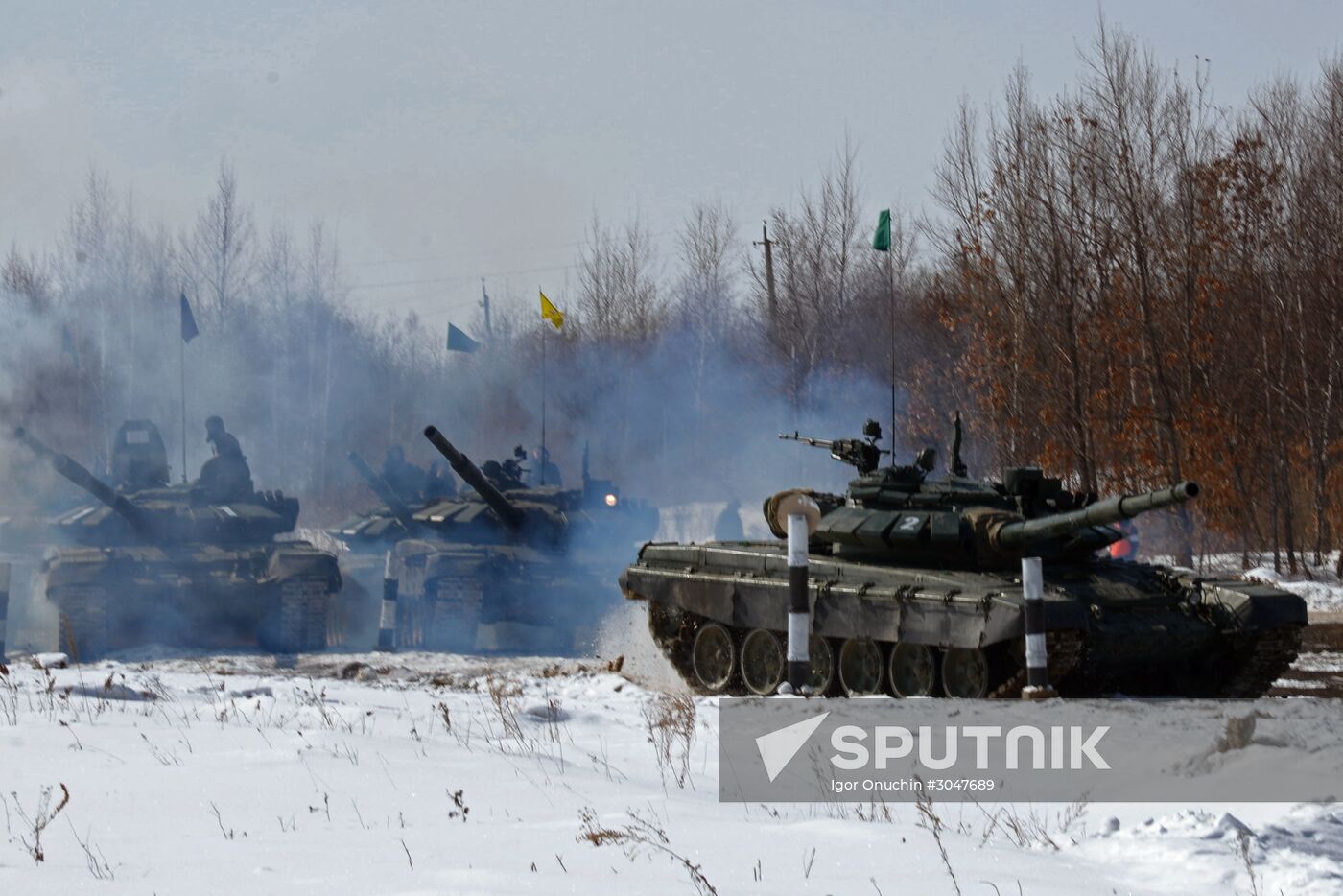 Regional stage of 2017 Tank Biathlon in Khabarovsk