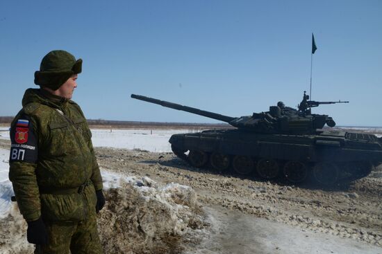 Regional stage of 2017 Tank Biathlon in Khabarovsk