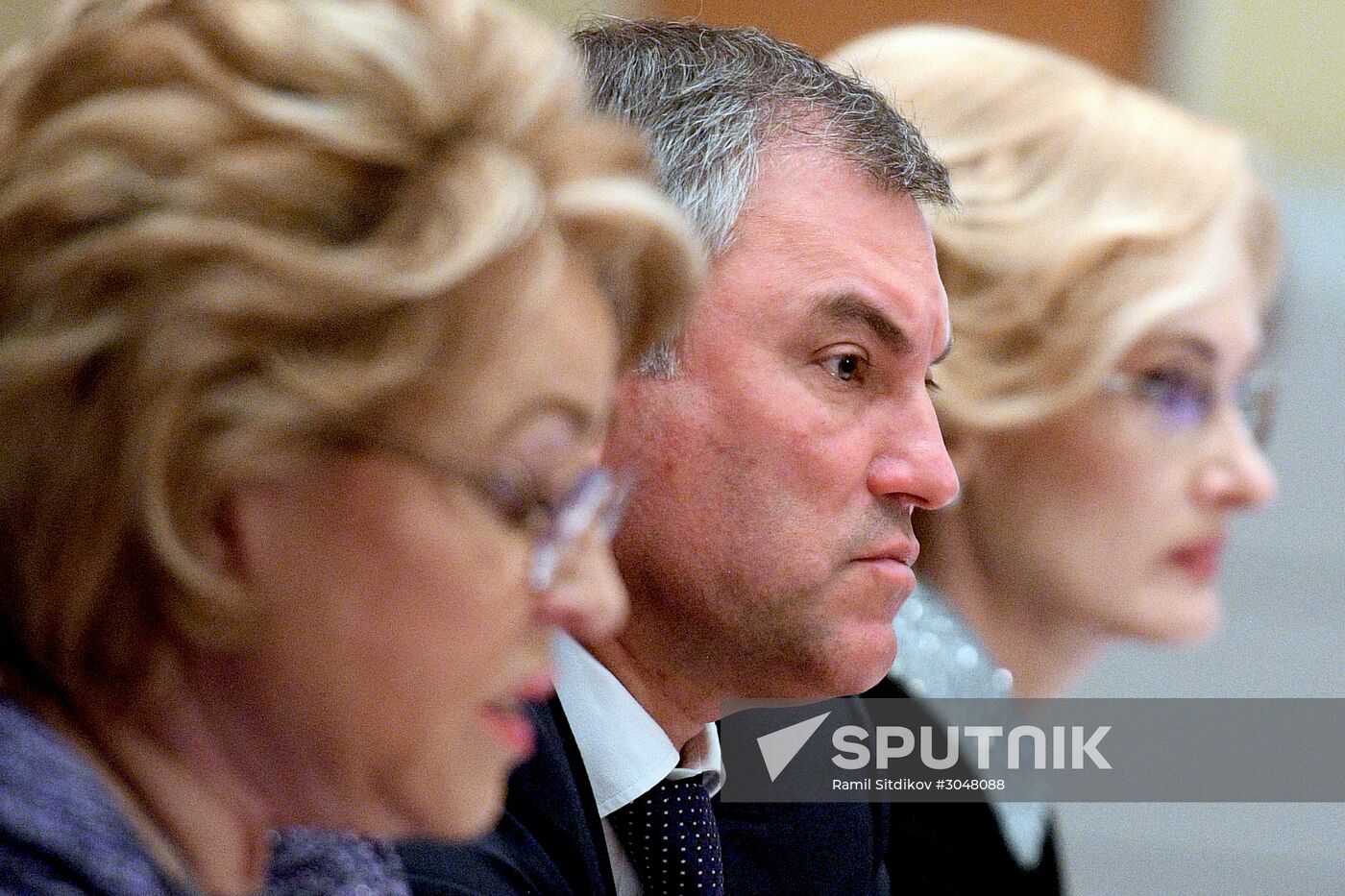 Meeting of the presidium of the Council of Legislators at the Russian Federal Assembly
