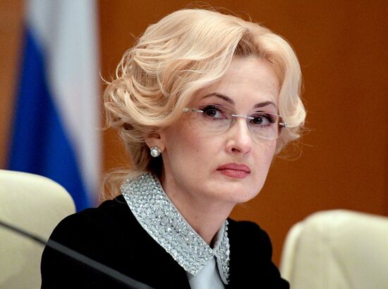 Meeting of the presidium of the Council of Legislators at the Russian Federal Assembly