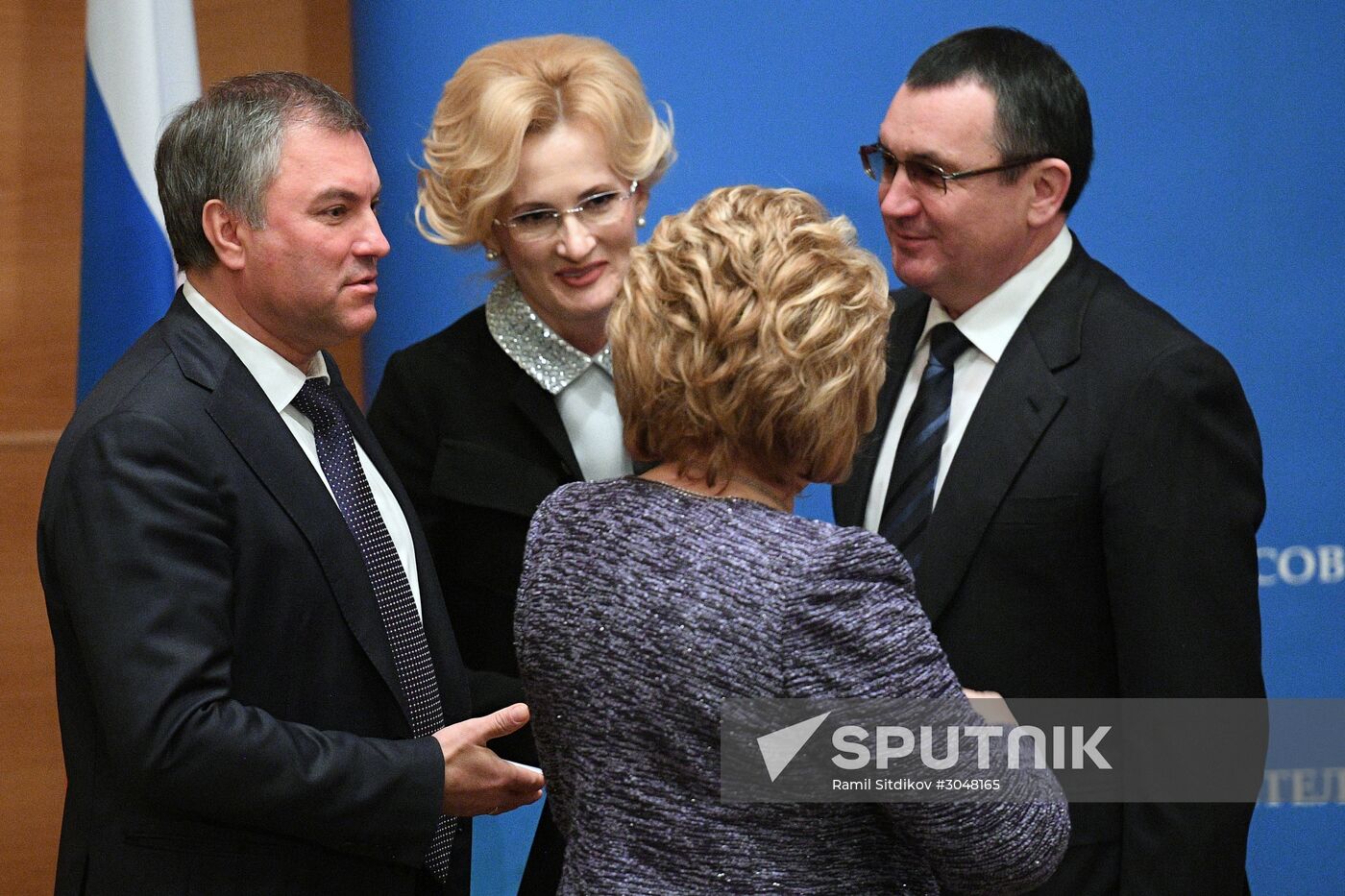 Meeting of the presidium of the Council of Legislators at the Russian Federal Assembly