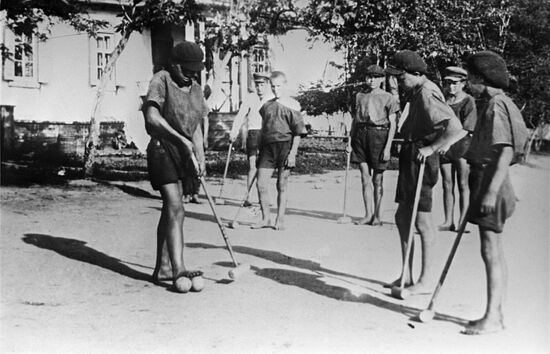 Croquet game