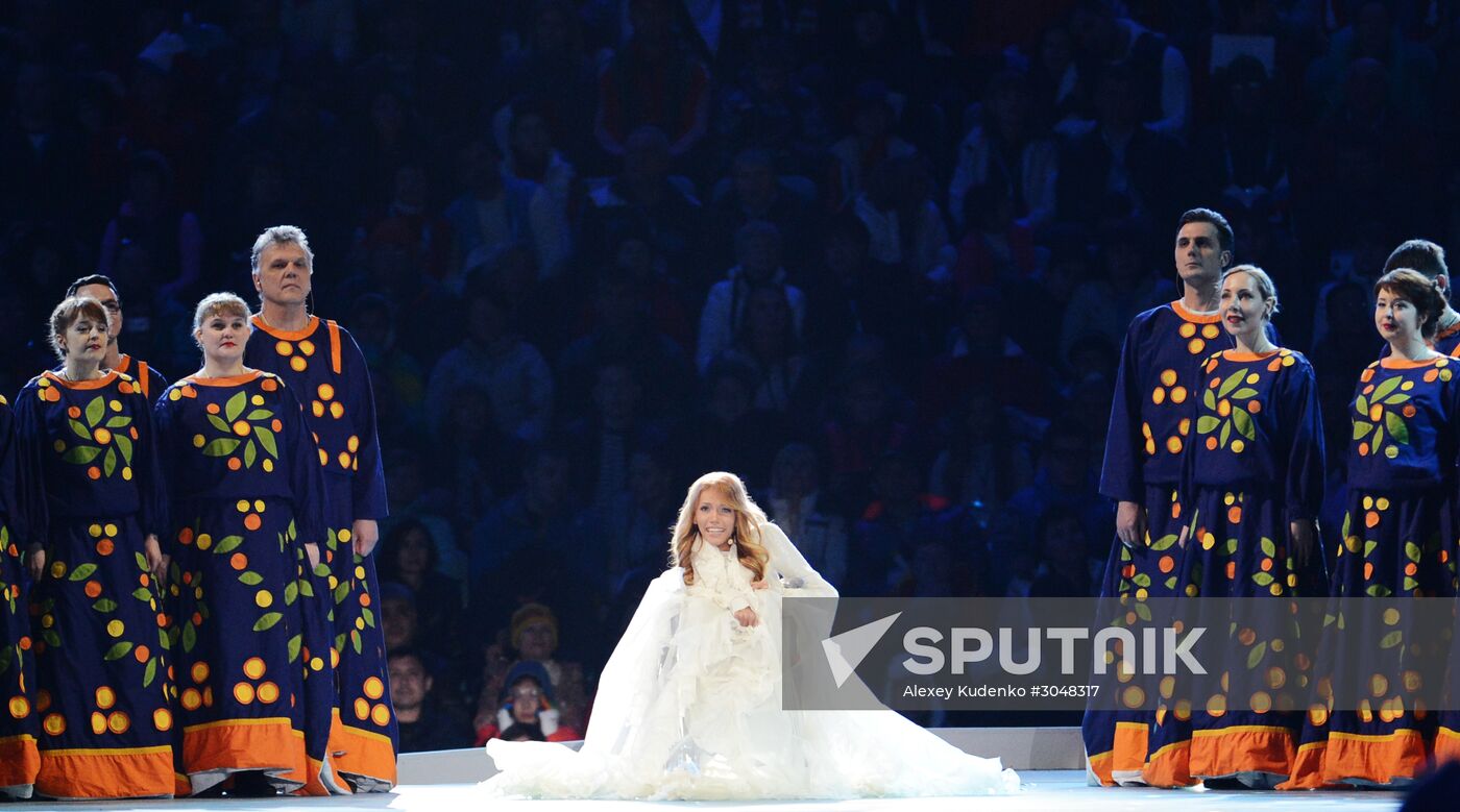 Opening ceremony of the Sochi 2014 Winter Paralympics.