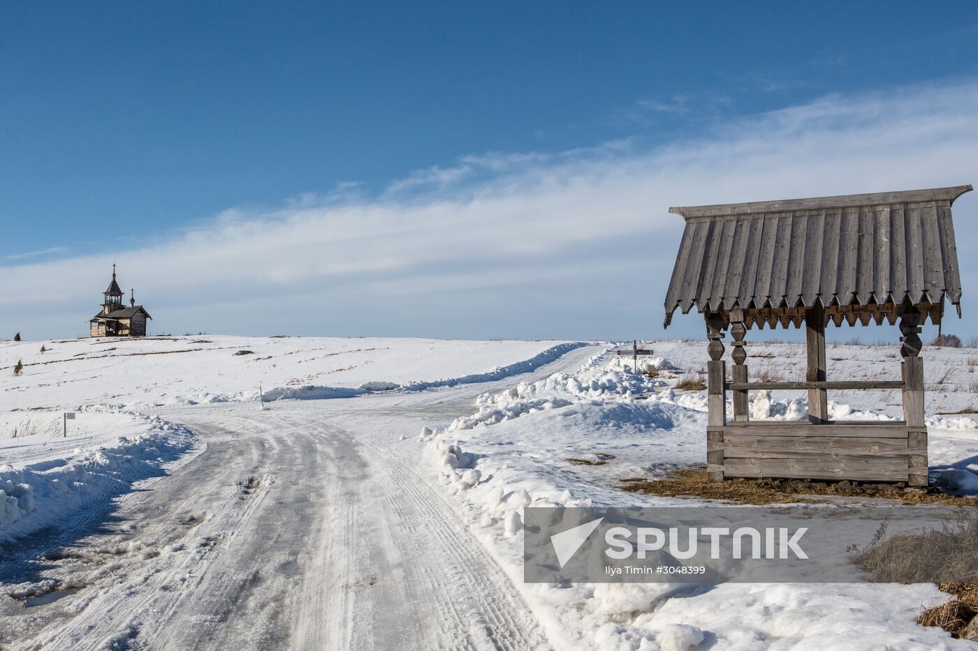 Kizhi open-air museum in Karelia