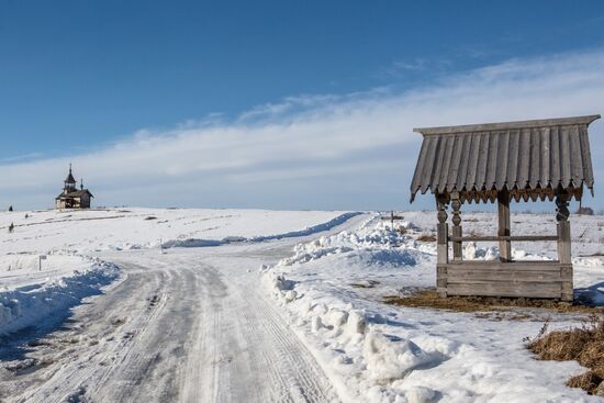 Kizhi open-air museum in Karelia
