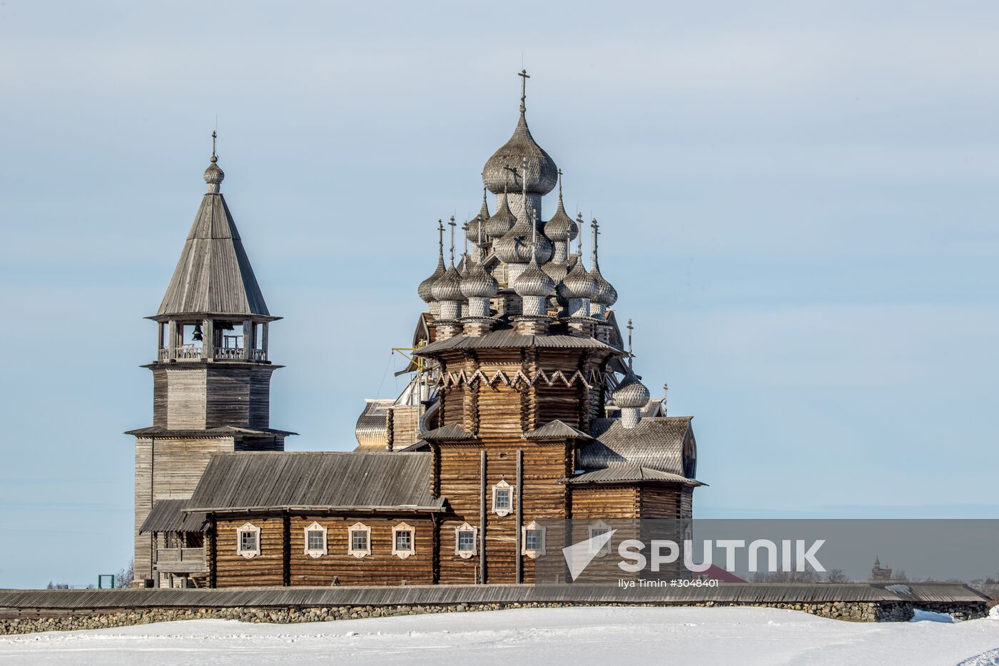 Kizhi open-air museum in Karelia