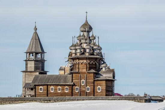 Kizhi open-air museum in Karelia