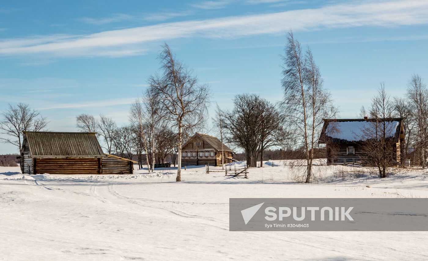 Kizhi open-air museum in Karelia