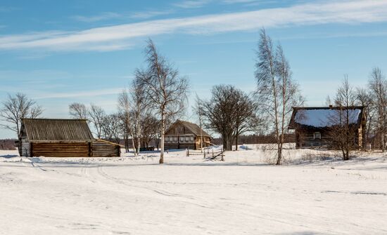 Kizhi open-air museum in Karelia
