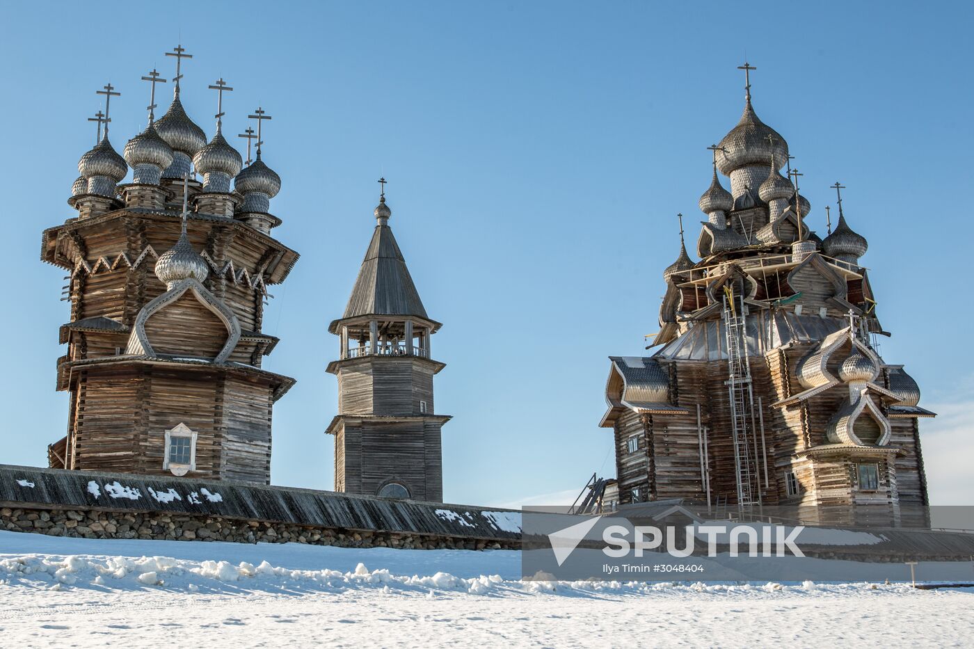 Kizhi open-air museum in Karelia