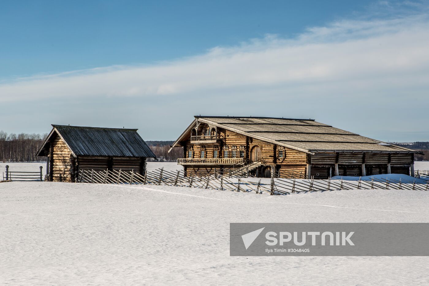 Kizhi open-air museum in Karelia