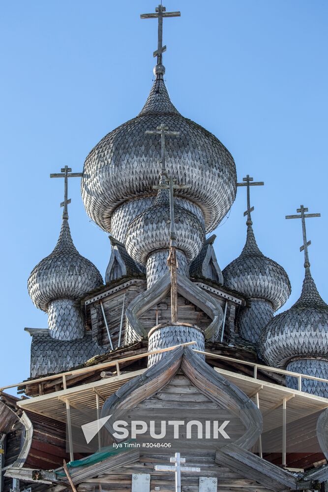 Kizhi open-air museum in Karelia