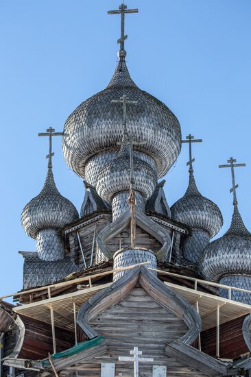 Kizhi open-air museum in Karelia