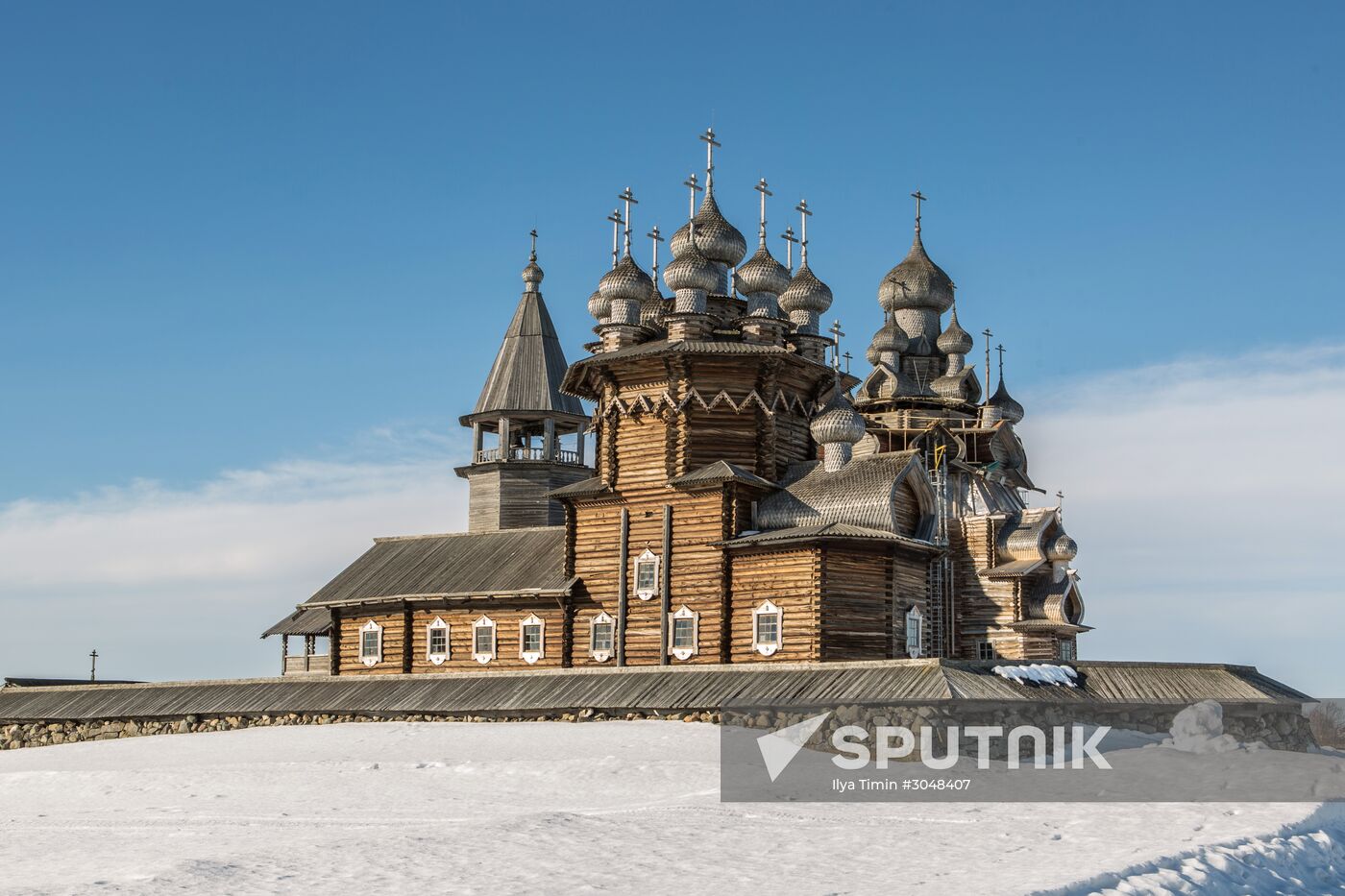 Kizhi open-air museum in Karelia