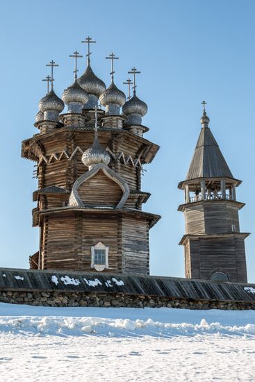 Kizhi open-air museum in Karelia