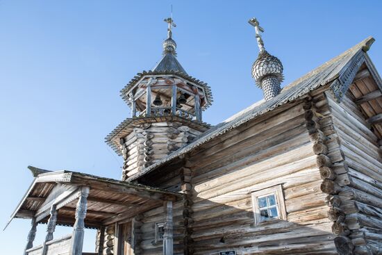 Kizhi open-air museum in Karelia