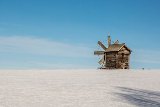 Kizhi open-air museum in Karelia