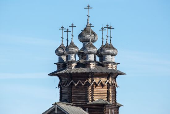 Kizhi open-air museum in Karelia