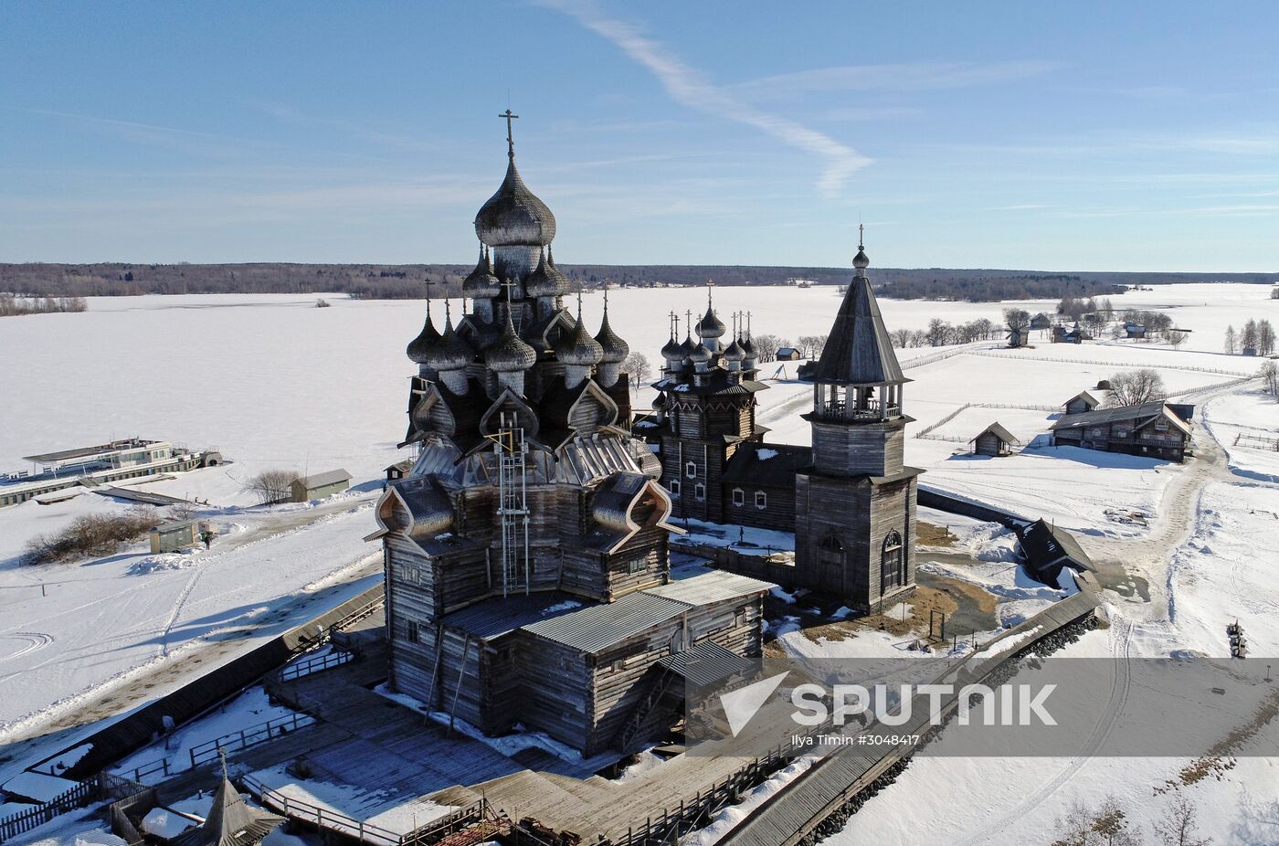 Kizhi open-air museum in Karelia