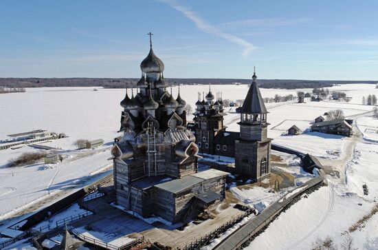 Kizhi open-air museum in Karelia