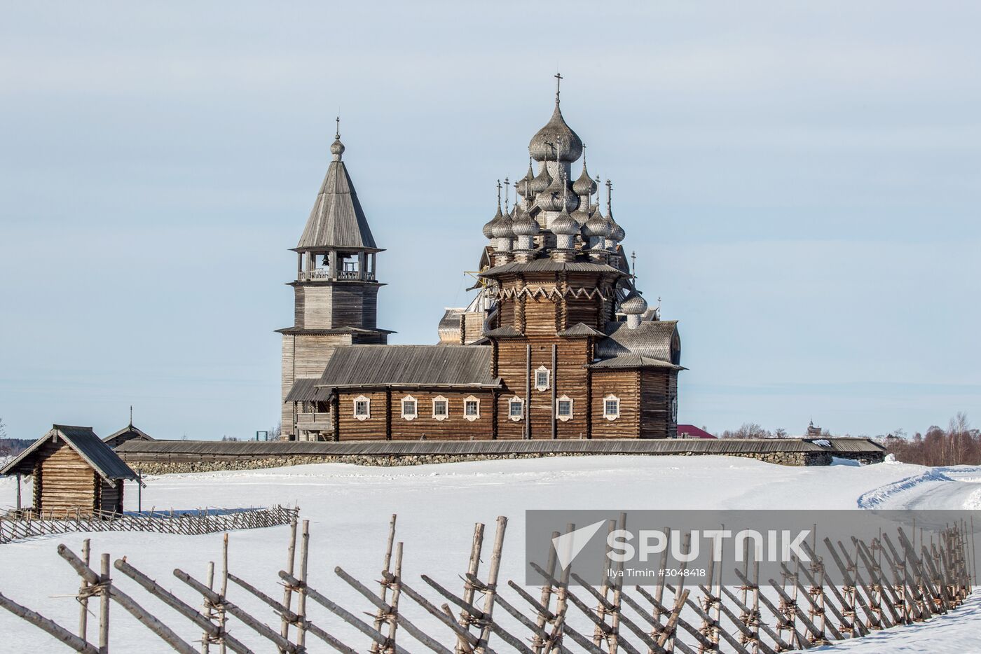 Kizhi open-air museum in Karelia