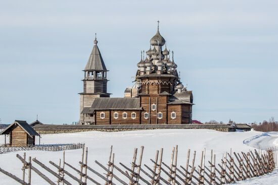 Kizhi open-air museum in Karelia