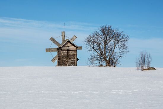 Kizhi open-air museum in Karelia
