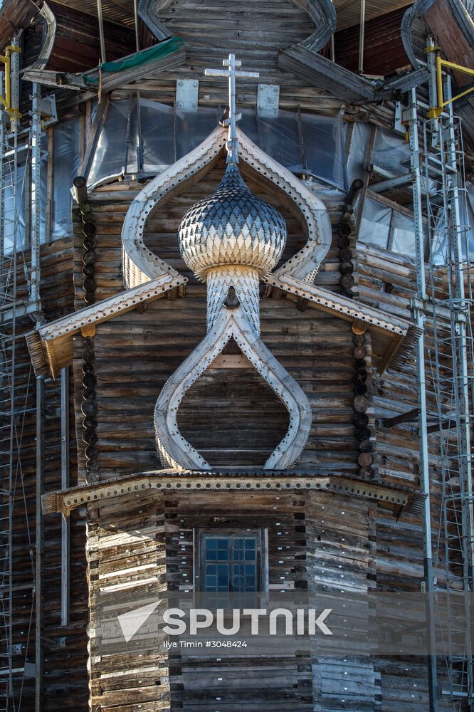 Kizhi open-air museum in Karelia